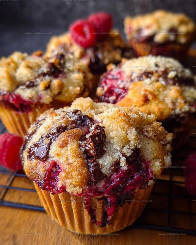 Dark Chocolate Raspberry Muffins Recipe