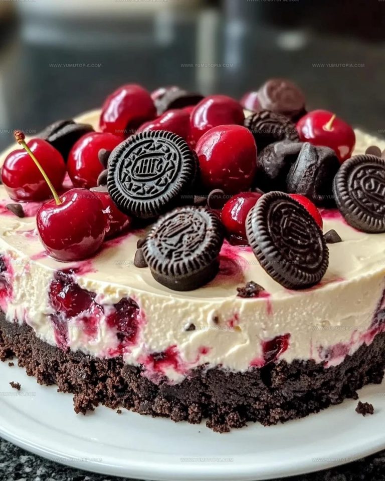 Oreo Cherry Cheesecake Recipe