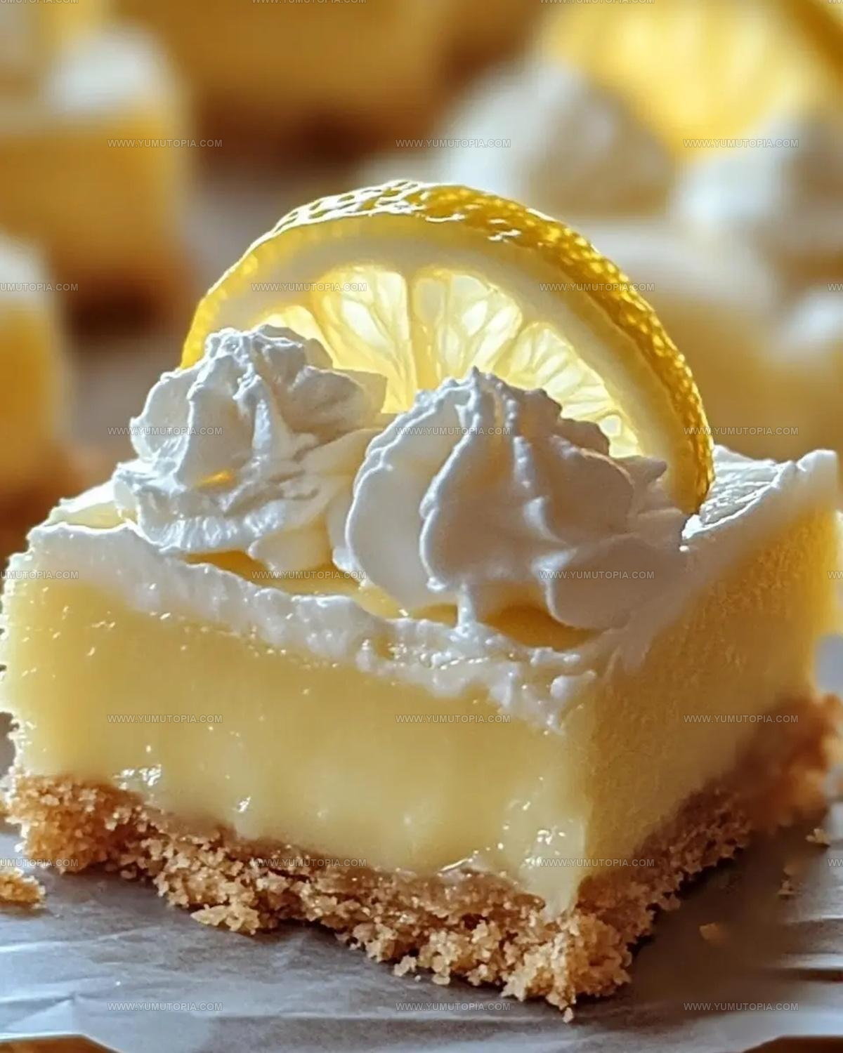 Lemon Cream Pie Bars Recipe