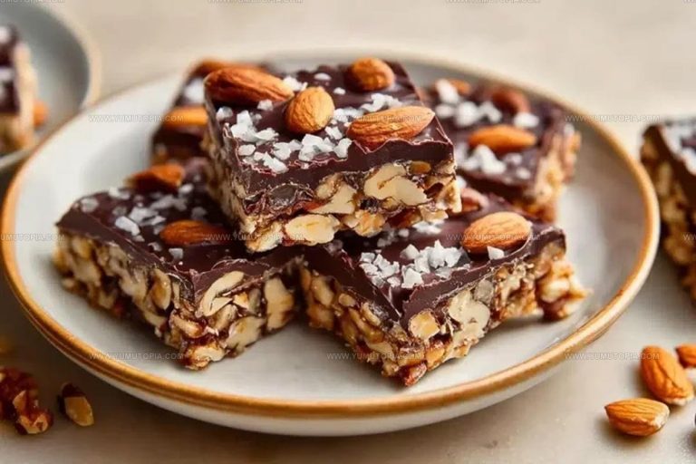 Dark Chocolate Sea Salt Nut Bars Recipe