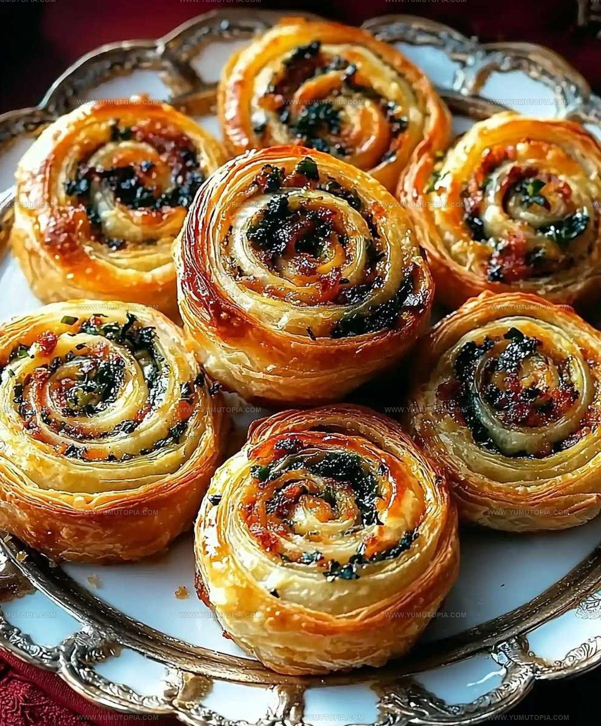 Mediterranean Pastry Pinwheels Recipe