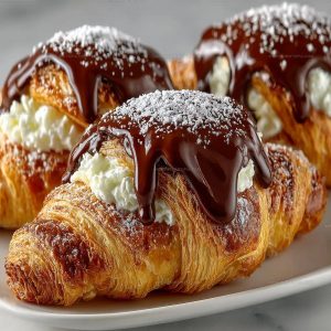 Decadent Boston Cream Pie Croissants Recipe