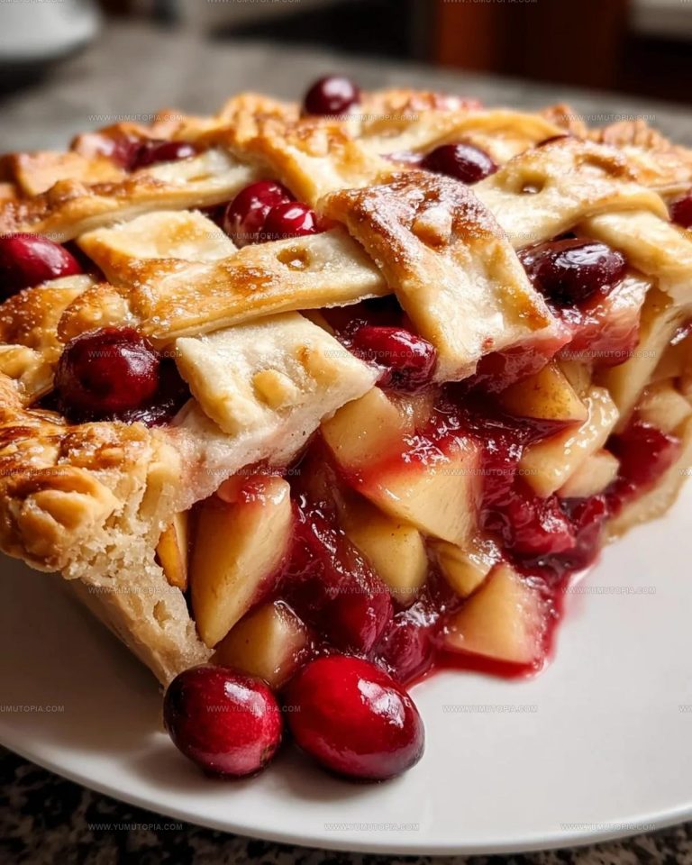 Apple Cranberry Holiday Pie Recipe