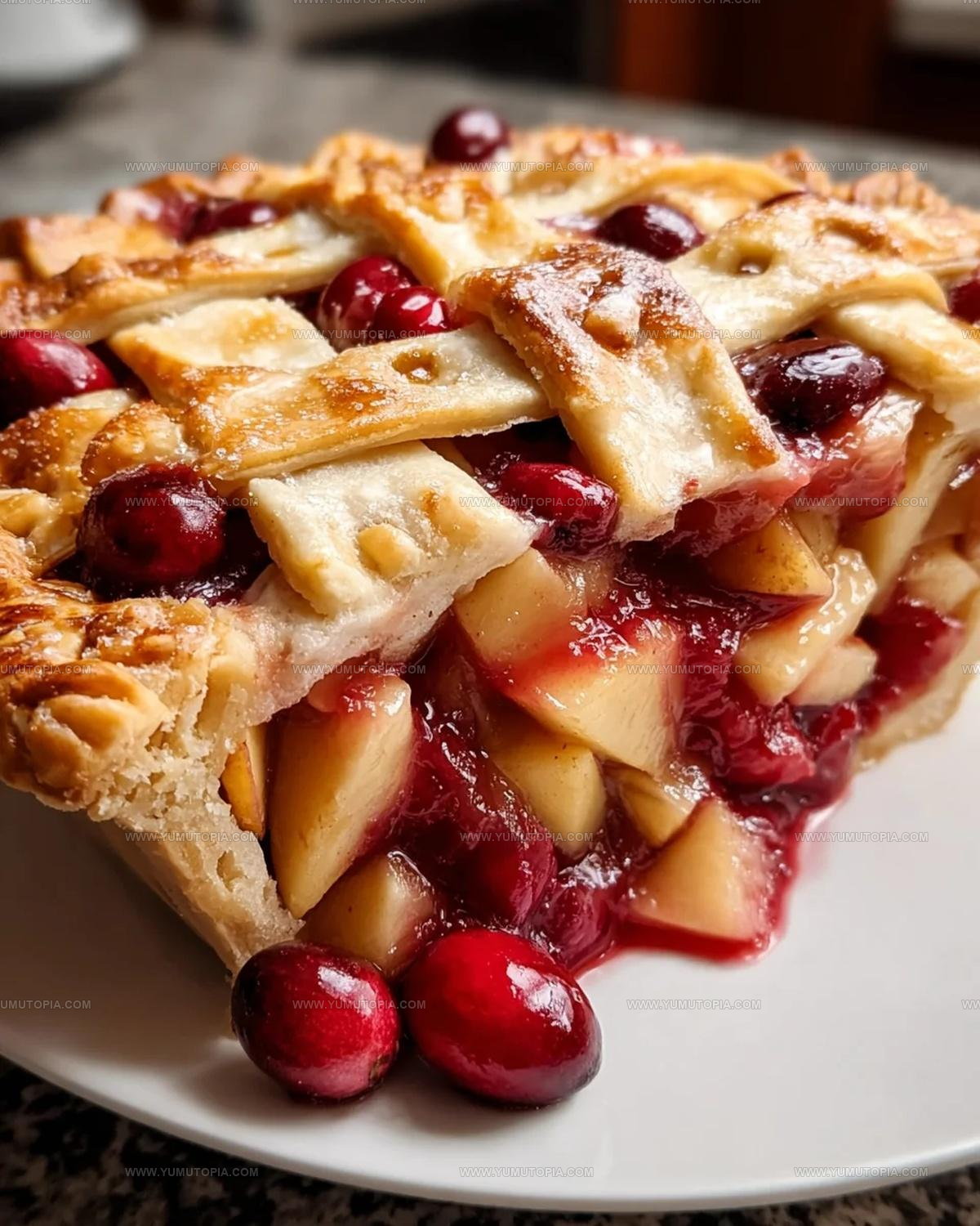 Apple Cranberry Holiday Pie Recipe