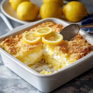 Bright Lemon Cream Cheese Dump Cake Recipe