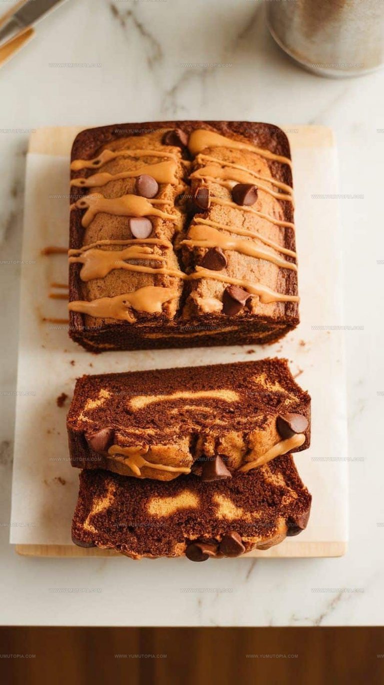 Peanut Butter Chocolate Banana Bread Recipe