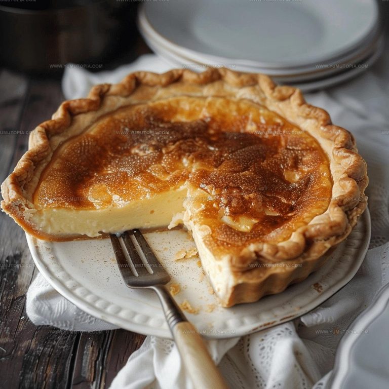 Creamy Custard Pie Recipe