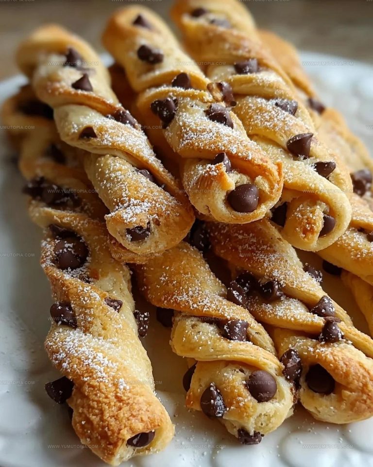 Chocolate Chip Cookie Dough Twists Recipe