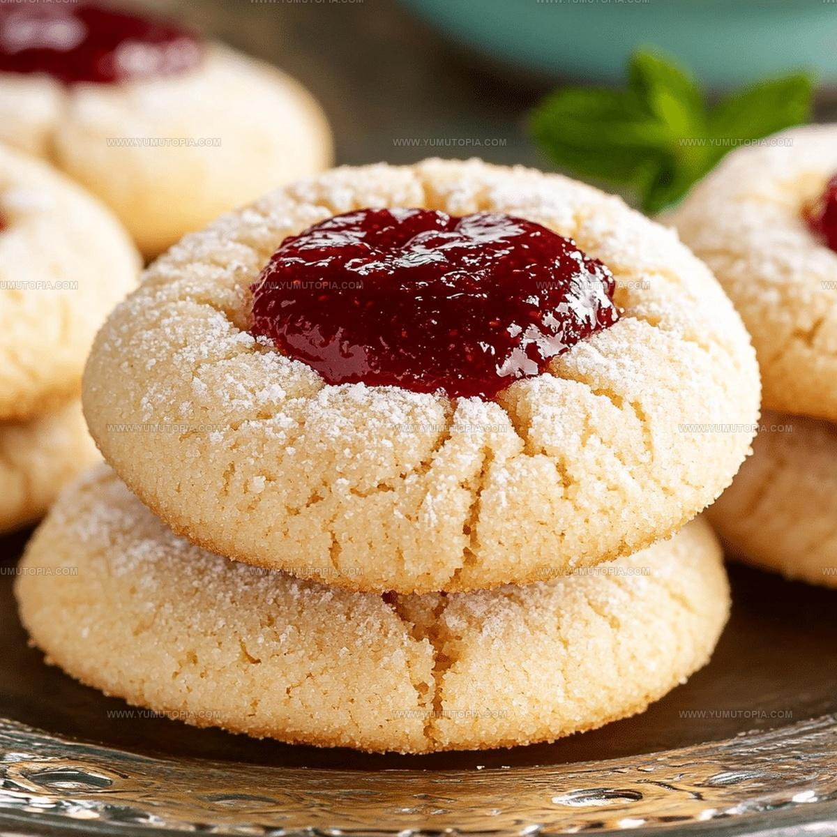 Raspberry Jam Amaretti Cookies Recipe