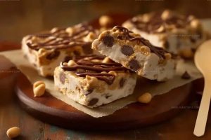 Peanut Butter Chip Frozen Yogurt Bars Recipe