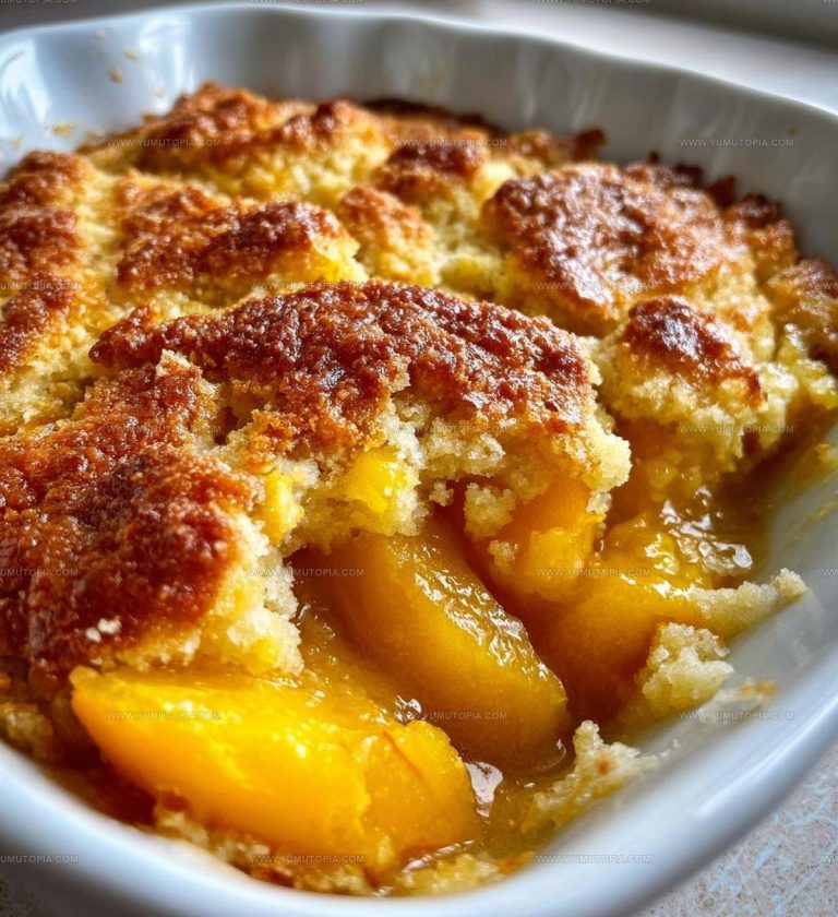 Easy Peach Cobbler Recipe