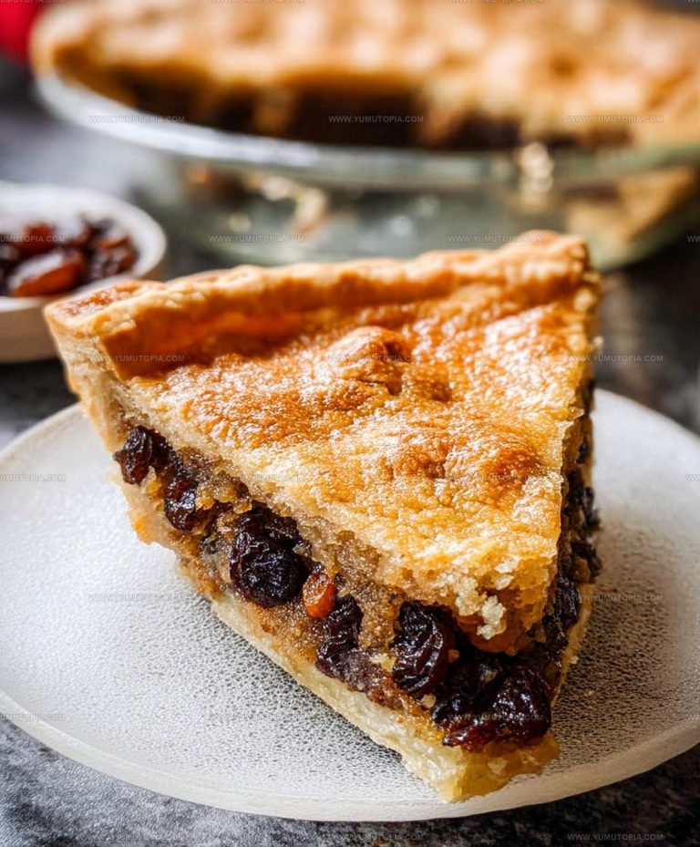 Old-Fashioned Raisin Pie Recipe