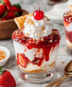 Strawberry Cheesecake Sundae Recipe