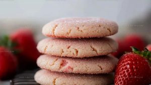Soft Strawberry Sugar Cookies Recipe