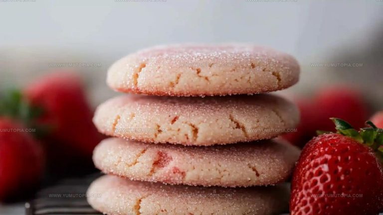 Soft Strawberry Sugar Cookies Recipe