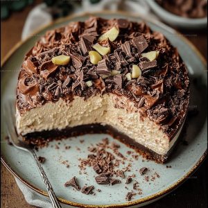 Coconut-Topped German Chocolate Cheesecake Recipe