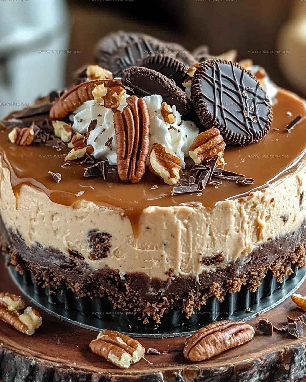 No-Bake German Chocolate Cheesecake Recipe