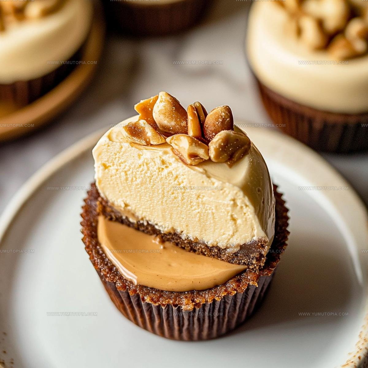 Simple Peanut Butter Cottage Cheese Cheesecake Cups Recipe