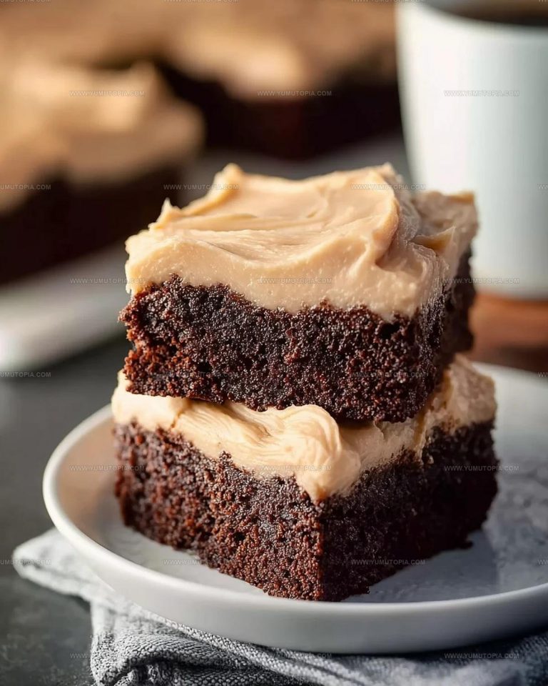 Frosted Coffee Brownies Recipe