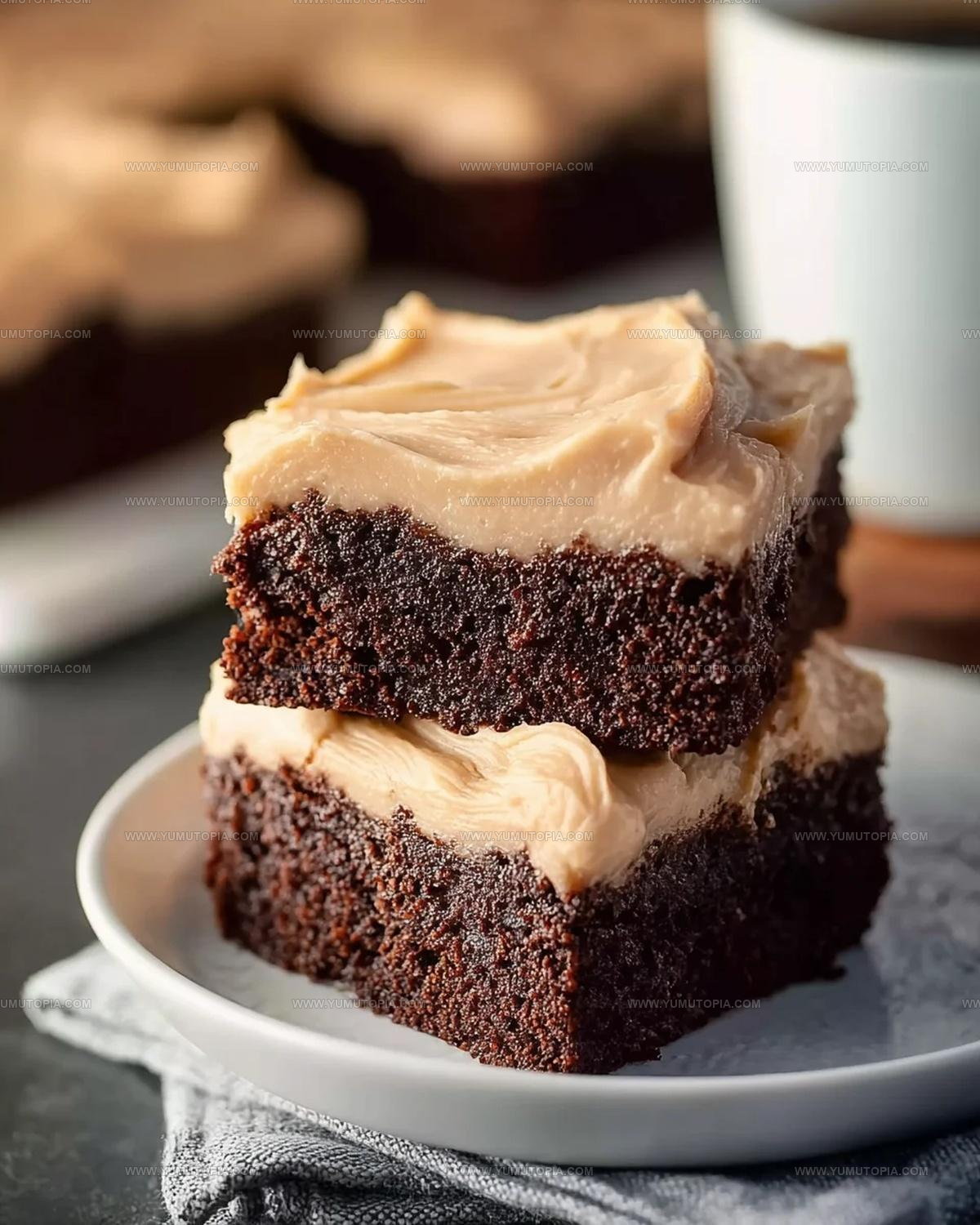 Frosted Coffee Brownies Recipe