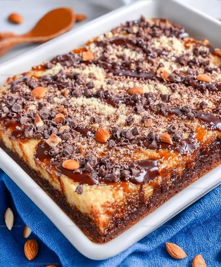 Chocolate Almond Gooey Butter Cake Recipe