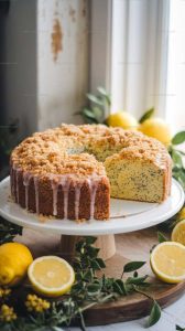 Lemon Poppy Seed Coffee Cake Recipe
