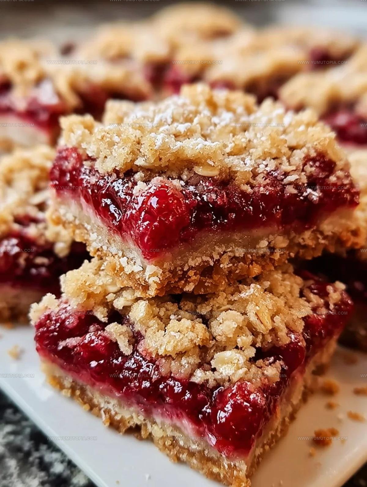 Raspberry Crumble Bars Recipe