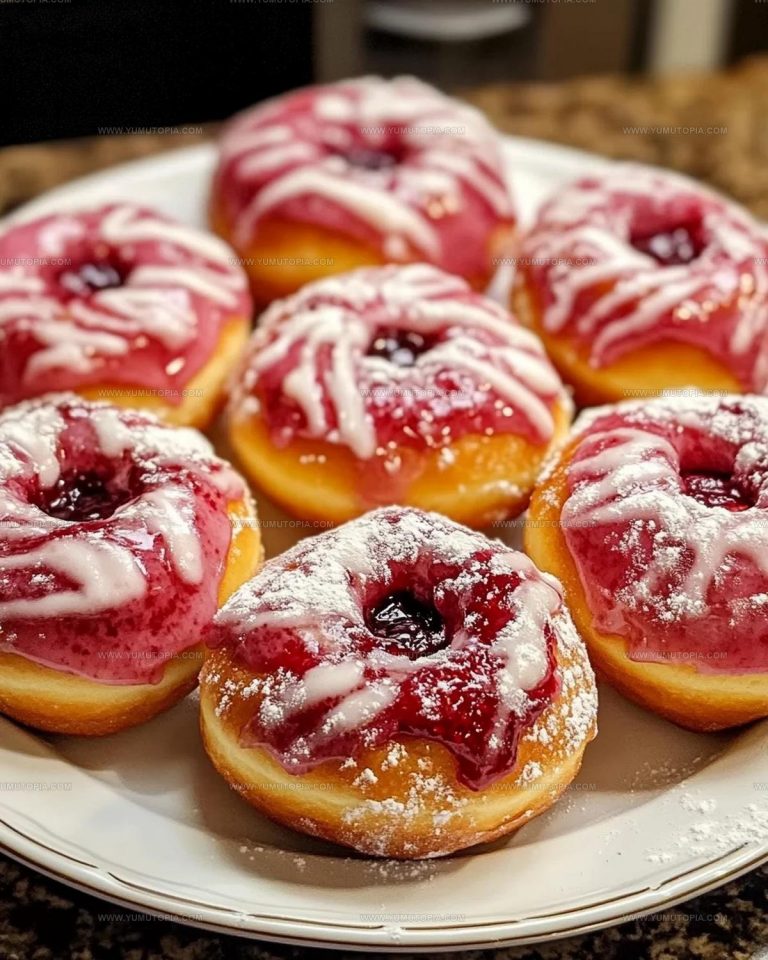 Baked Raspberry Donuts Recipe
