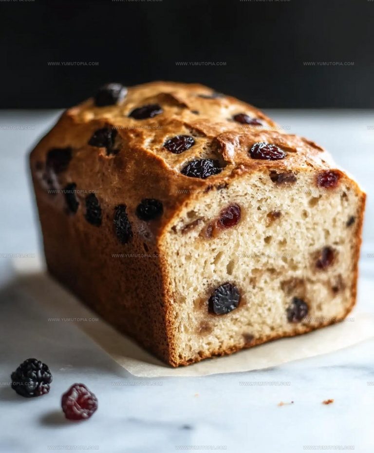 No Knead Fruit Bread Recipe