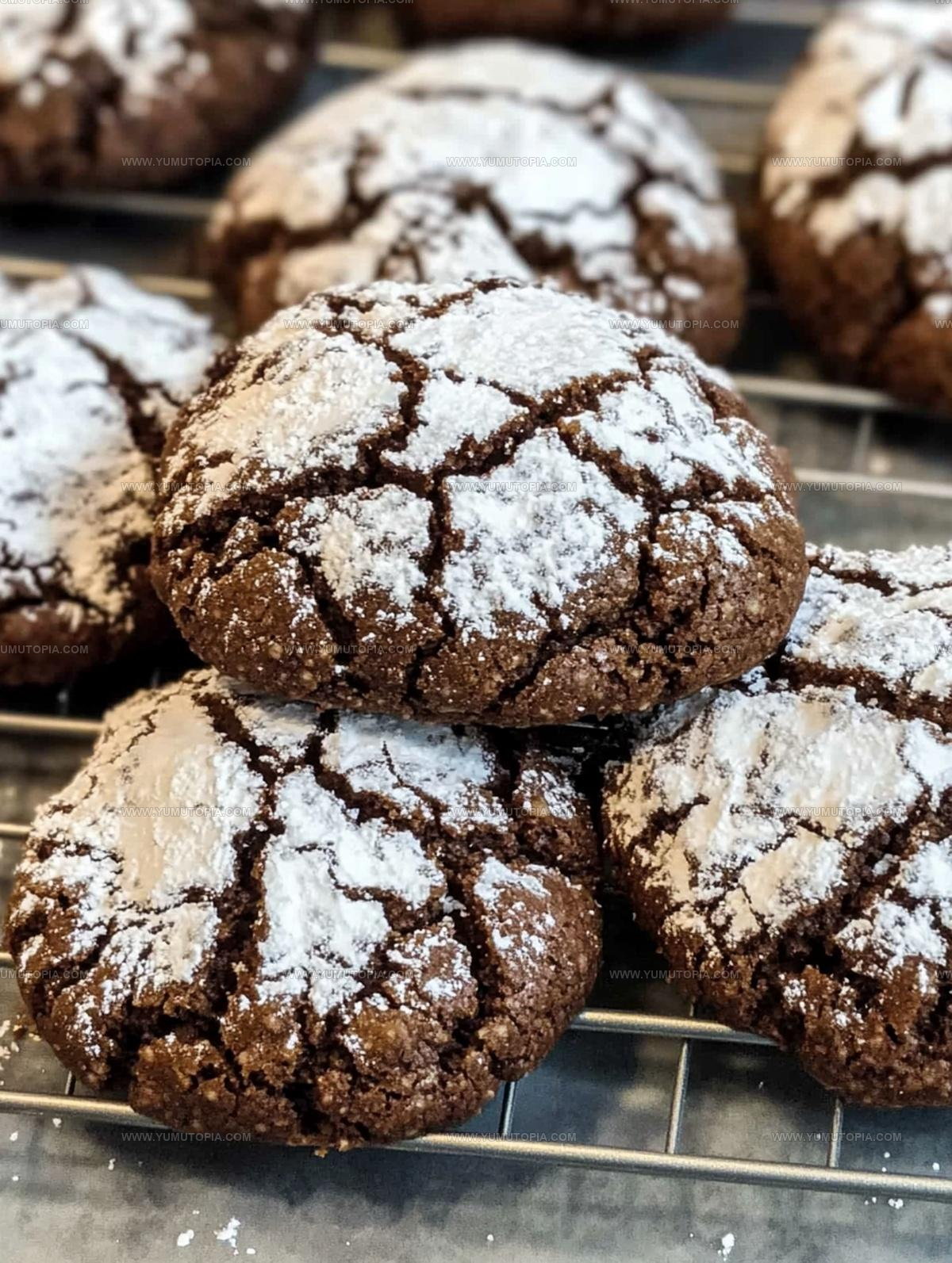 Crinkle Style Chocolate Crinkle Cookies Recipe