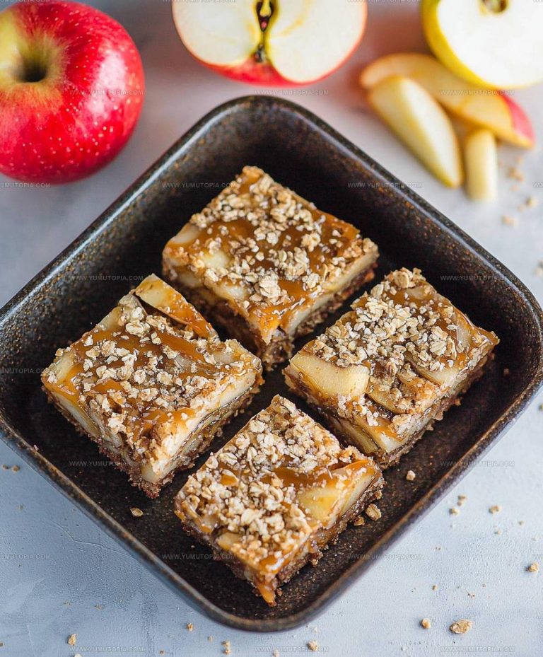 Caramel Apple Breakfast Bars Recipe