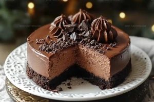Chocolate Fudge Truffle Cheesecake Recipe