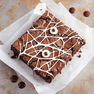 Spider Web Brownies Recipe