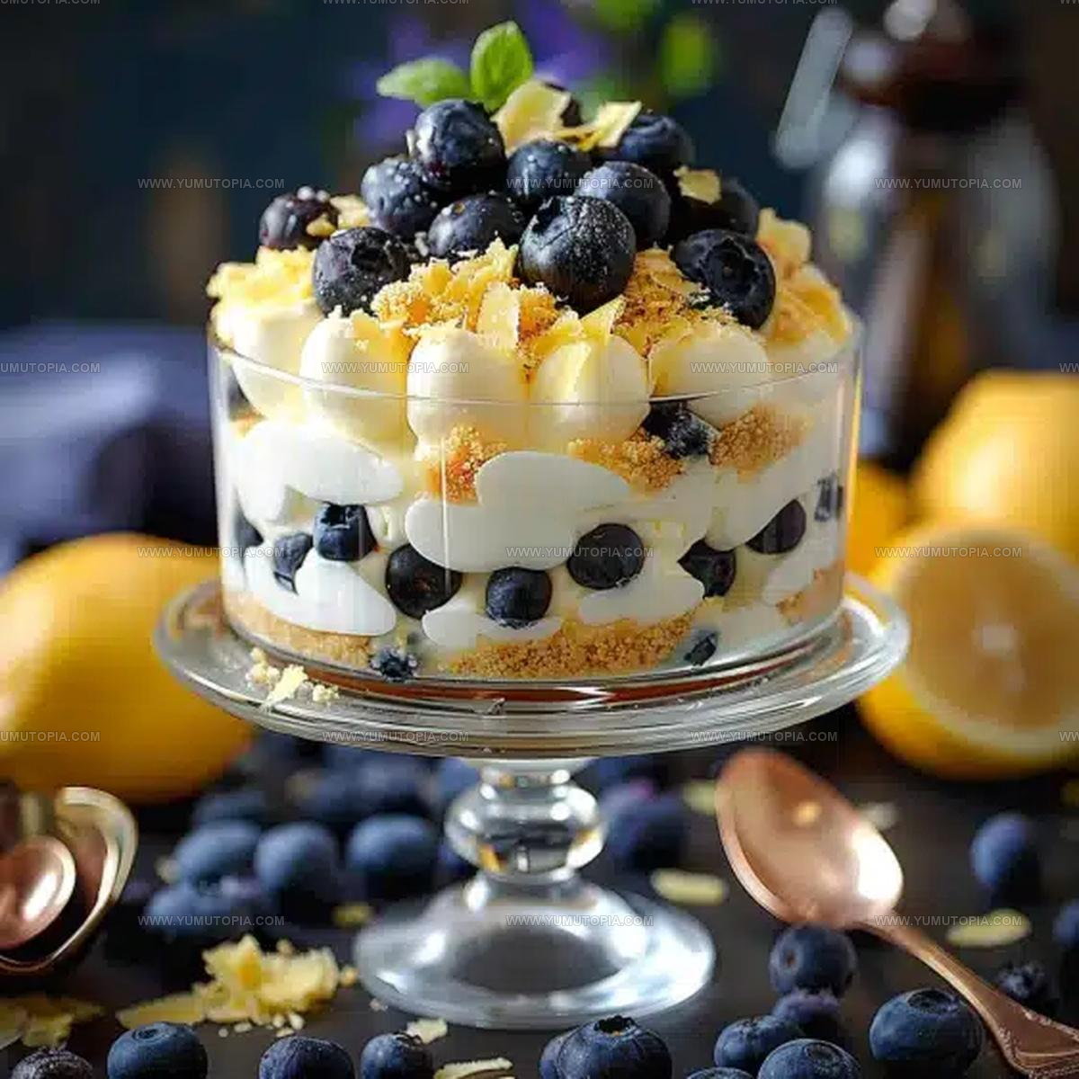 Chilled Lemon Blueberry Trifle Recipe