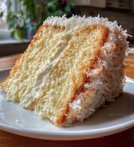 Moist Coconut Cake Recipe