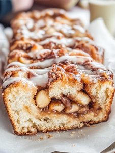 Farmhouse Cinnamon Country Apple Fritter Bread Recipe
