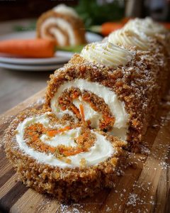 Carrot Cake Roll Recipe