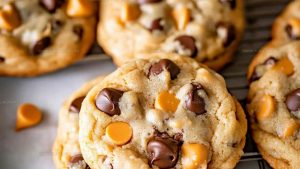 Bakery Style Butterscotch Chocolate Chip Cookies Recipe