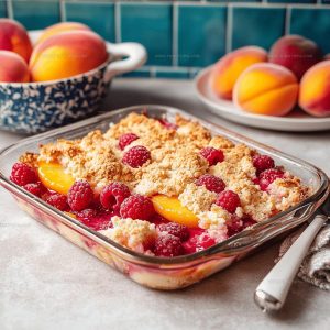Peach And Raspberry Cobbler Recipe