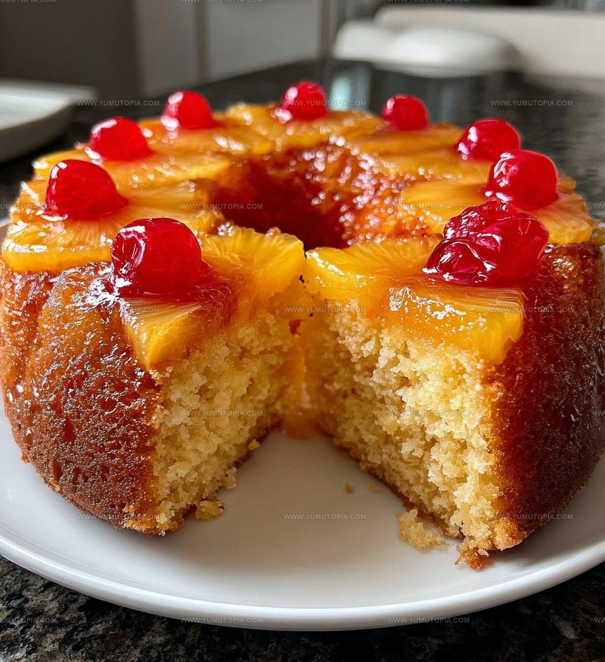 Pineapple Upside Down Bundt Cake Recipe