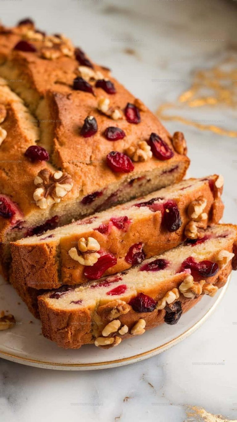 Citrus-Infused Cranberry Walnut Bread Recipe