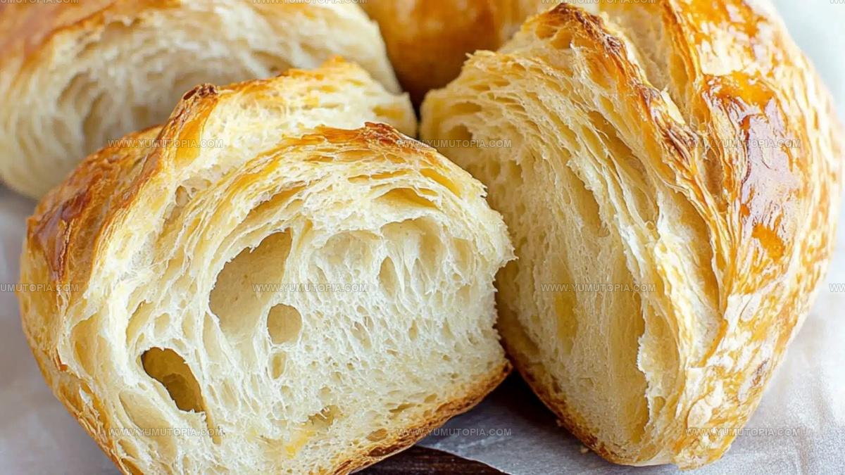 Buttery Sourdough Croissant Bread Recipe
