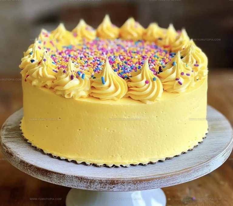 Yellow Party Cake Recipe