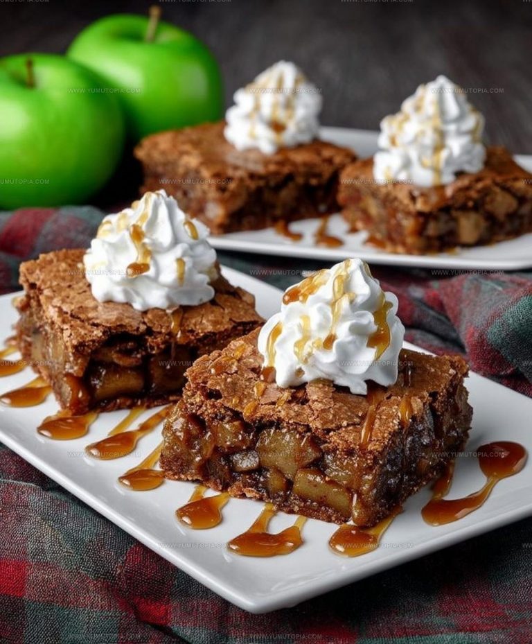 Fall Apple Brownies Recipe