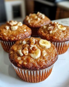Banana Cottage Cheese Muffins Recipe
