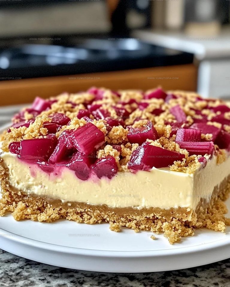 Classic Rhubarb Cheesecake Recipe