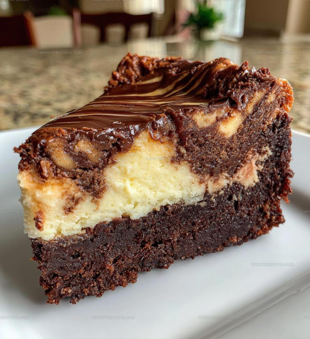 Swirled Brownie Cheesecake Recipe