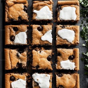 Campfire-Style Gooey Smores Cookie Bars Recipe