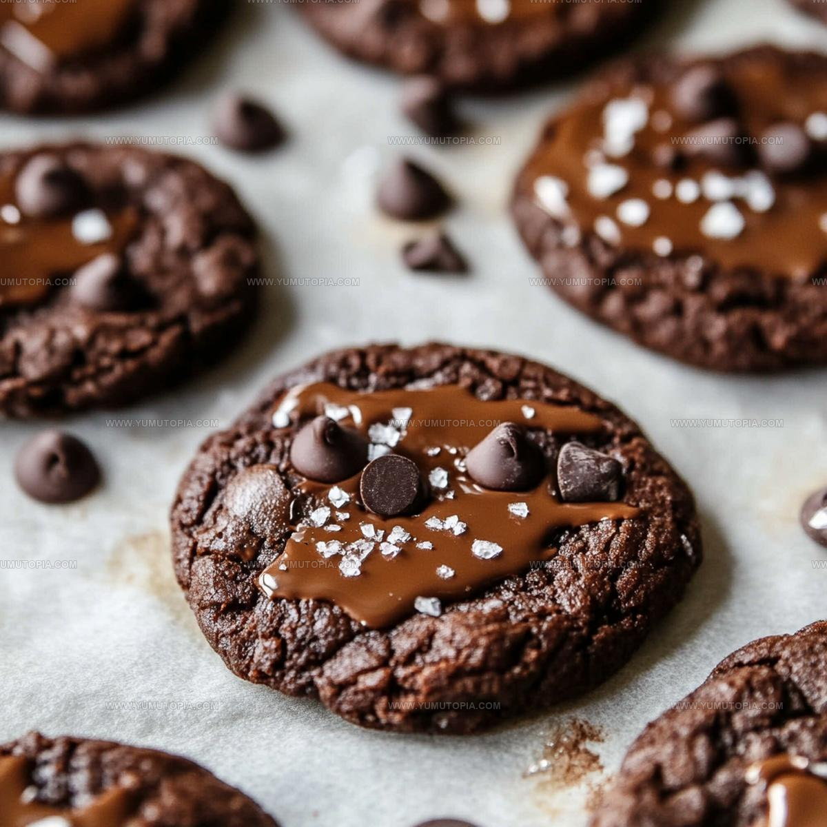 Espresso Enhanced Salted Brownie Cookies Recipe