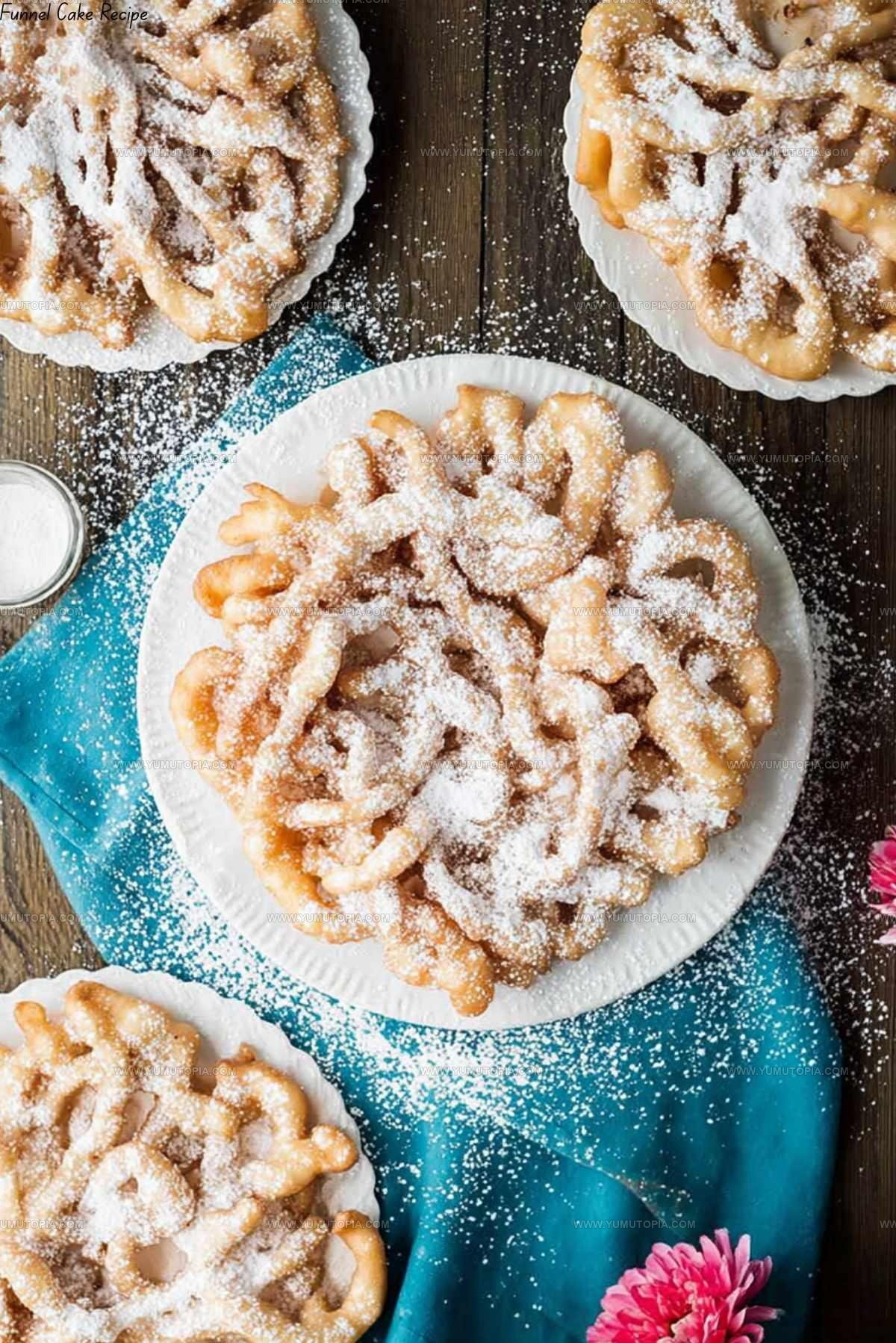 Fair-Style Crispy Funnel Cake Recipe